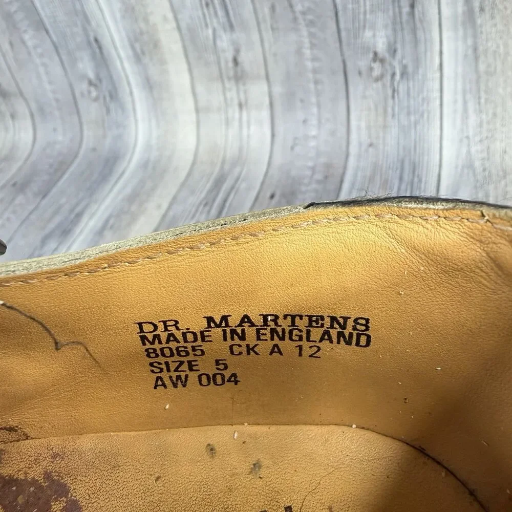 Dr Martens 8065 Mary Jane Leather Shoes Women’s US 5 White